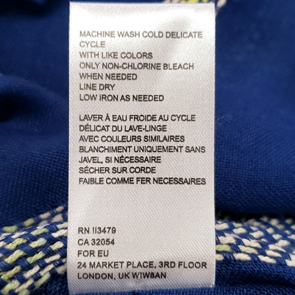 FREE PEOPLE Navy Striped Open-Front Kimono Cardigan - Picture 12 of 12